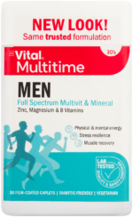 Vital Multitime Full Spectrum Multivit & Mineral for Men 30pk