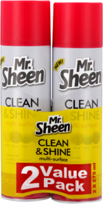 Mr. Sheen Clean & Shine Potpourri Multi-Surface Polish 2 x 275ml