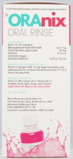 Oranix Oral Rinse 200ml