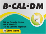 B-cal DM Calcium Supplement Chew Tablets 30pk