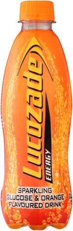 Lucozade Glucose & Orange Flavoured Sparkling Drink 360ml