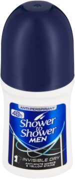Shower To Shower Men Invisible Dry Anti-Perspirant Roll-On 50ml