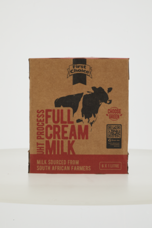 First Choice Full Cream Milk 6 x 1L