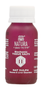 Natura Nat Sulph Biochemic Tissue Salt Tablets 125pk