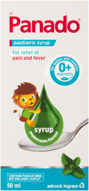 Panado Peppermint Flavour Paediatric Syrup 50ml