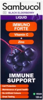 Sambucol Immuno Forte Black Elderberry Immune Support Liquid 120ml