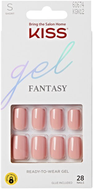 image-0 KISS Gel Fantasy Ribbons Ready-To-Wear Gel Nails 28pk