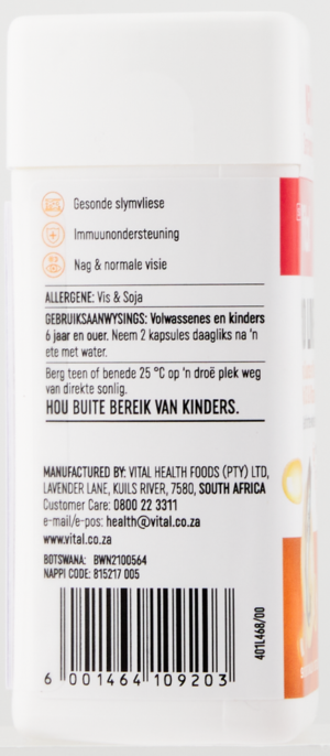 Vital Health Essentials Cod Liver Oil Capsules 90s