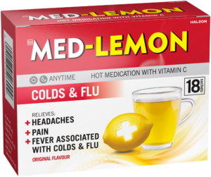 Med-lemon Original Flavour Hot Medication 18pk