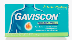 Gaviscon Peppermint Antacid Tablets 8pk