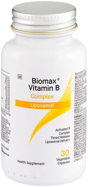 Coyne Healthcare Biomax Vitamin B Complex Liposomal Capsules 30pk