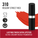 Rimmel Lasting Finish Regent Street Red Satin Lipstick 4g