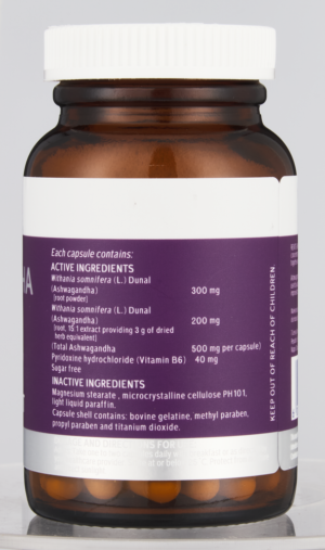 Revite Ashwagandha with Vitamin B6 Capsules 60pk