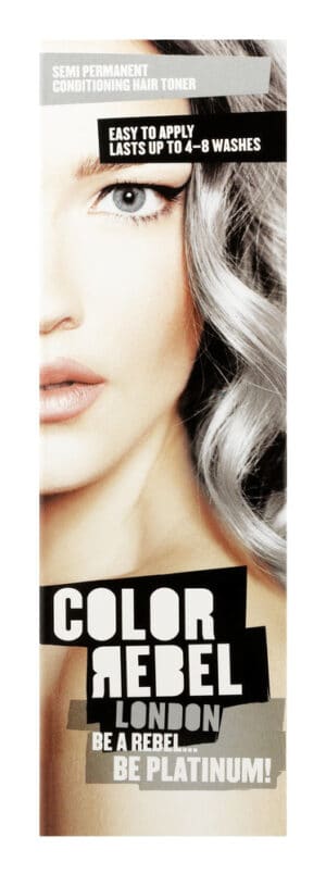 image-0 Color Rebel Be Platinum Semi Permanent Conditioning Hair Toner 100ml
