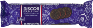 Henro Disco's Double Choc Biscuits 120g
