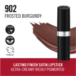 Rimmel Lasting Finish Frosted Burgundy Satin Lipstick 4g