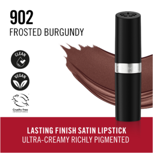 Rimmel Lasting Finish Frosted Burgundy Satin Lipstick 4g