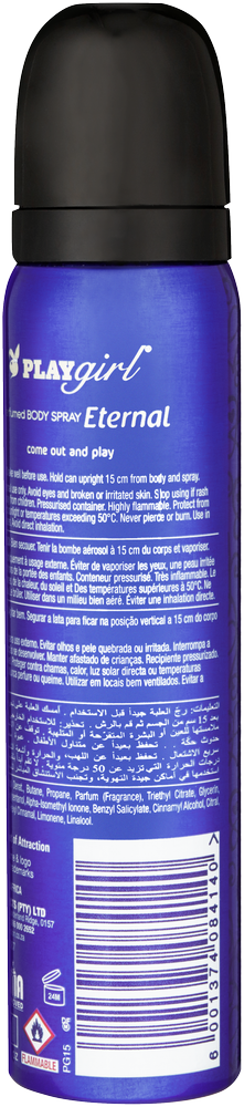 Playgirl Eternal Perfumed Body Spray 90ml