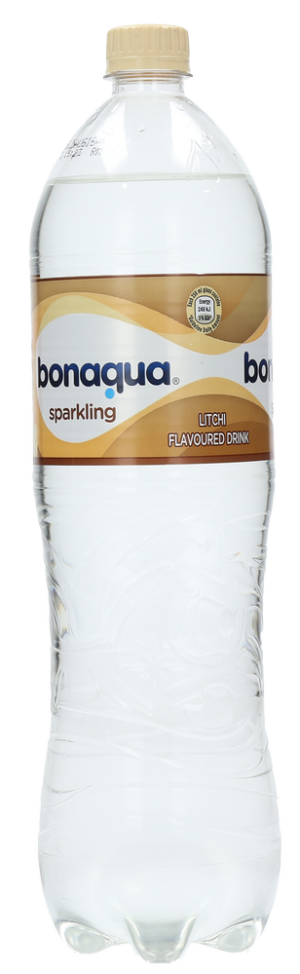 Bonaqua Litchi Flavoured Sparkling Drink 1.5L
