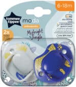 Tommee Tippee 6-18 Months Midnight Jungle Soothers 2pk