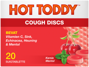 HOT Toddy Cherry Menthol Cough Discs 20pk