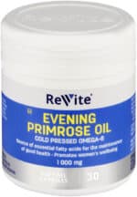 Revite 1000mg Evening Primrose Oil Softgel Capsules 30pk