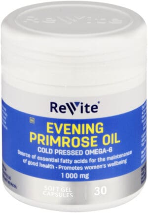 Revite 1000mg Evening Primrose Oil Softgel Capsules 30pk