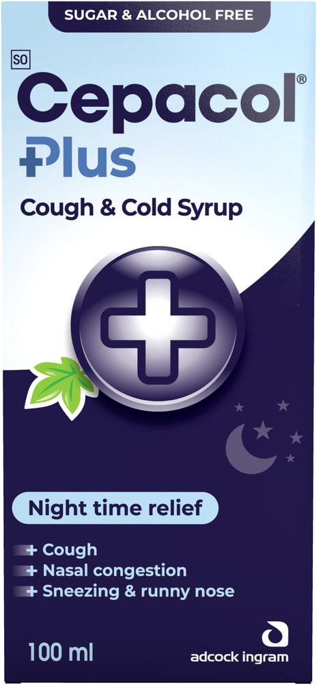 Cepacol Cepacol Plus Cough & Cold Syrup 100ml
