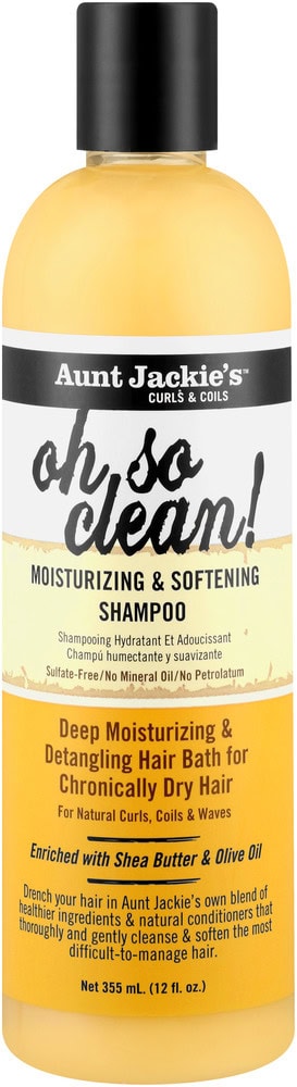 image-0 Aunt Jackie's Curls & Coils Collection Oh So Clean! Moisturising & Softening Shampoo 355ml
