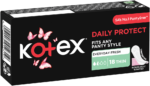 Kotex Daily Protect Thin Unscented Pantyliners 18pk