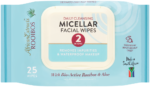 African Extracts Rooibos Daily Cleansing Micellar Facial Wipes 25pk