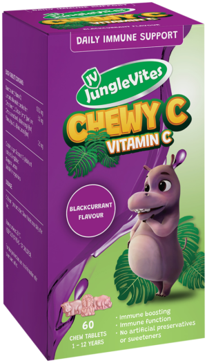 Junglevites Blackcurrant Flavour Daily Immune Support Chewy Tablets 60pk