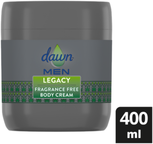 Dawn Men Legacy Fragrance Free Body Cream 400ml