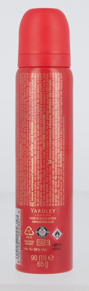 Yardley You're The Fire Perfume Body Spray 90ml