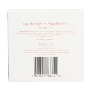 Yardley BOND ST No 8 Eau De Parfum Pour Femme 50ml