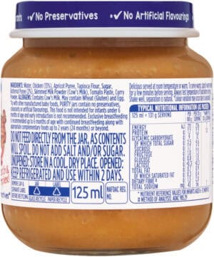 Purity From 7 Months Chicken & Butternut Meati 125ml
