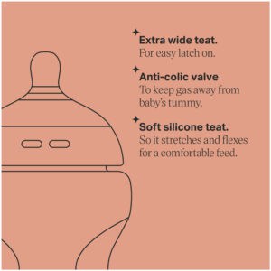 Tommee Tippee Slow Flow Baby Bottles 2 x 150ml