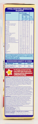 Purity Honey Flavour Baby Cereal with Milk 200g