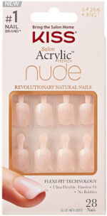 KISS Salon Acrylic Nude French Nails 28pc