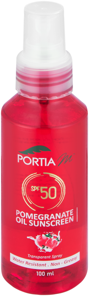Portia M Pomegranate SPF 50 Oil Sunscreen 100ml