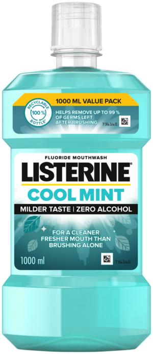 Listerine Cool Mint Fluoride Mouthwash 1L
