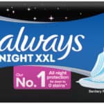 Always Super Heavy Flow Night XXL Maxi Thick Sanitary Pads 12pk
