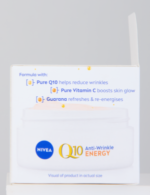 Nivea Q10 SPF 15 Anti-Wrinkle Energy Radiance Boost Day Cream 50ml