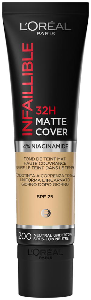 L'oréal Paris Infaillible Golden Sand 32H Matte Cover Foundation 30ml