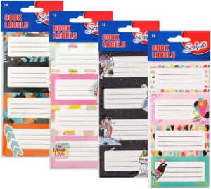 Scripto Book Labels 16pk