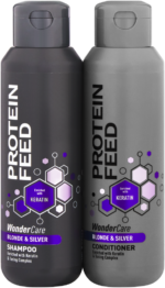 Protein Feed WonderCare Blonde & Silver Shampoo & Conditioner Set 2 x 500ml
