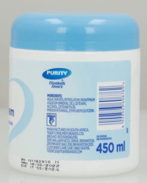 Purity Fragrance Free Baby Aqueous Cream 450ml