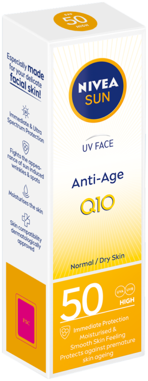 Nivea SUN UV Face SPF 50 Anti-Age Q10 Cream 50ml