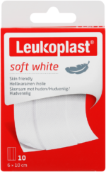 Leukoplast Soft White Adhesive Wound Dressings 10pk