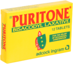 Puritone Bisacodyl Laxative Tablets 12pk